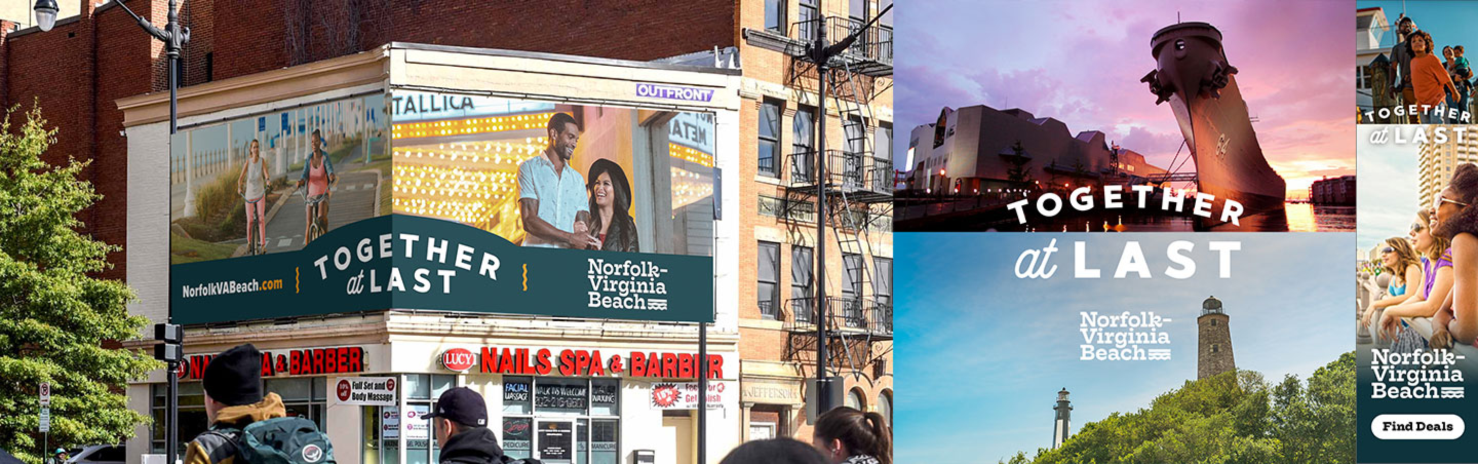 Visit Norfolk - Together At Last, collage